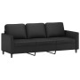 3-seater sofa with black synthetic leather stool 180 cm by , Sofas - Ref: Foro24-3201122, Price: 340,55 €, Discount: %