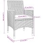 Garten-Essset 7-teilig und Kissen aus synthetischem Rattan und Glas von , Gartensets - Ref: Foro24-3099784, Preis: 572,99 €, ...