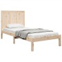 Estructura de cama madera maciza de pino 90x190 cm de , Camas y somieres - Ref: Foro24-3105695, Precio: 93,16 €, Descuento: %