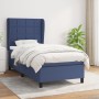 Box spring bed with blue fabric mattress 80x200 cm by , Beds and slatted bases - Ref: Foro24-3127923, Price: 353,42 €, Discou...