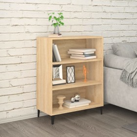 Sonoma oak plywood sideboard 69.5x32.5x90 cm by , Sideboards - Ref: Foro24-812252, Price: 51,99 €, Discount: %