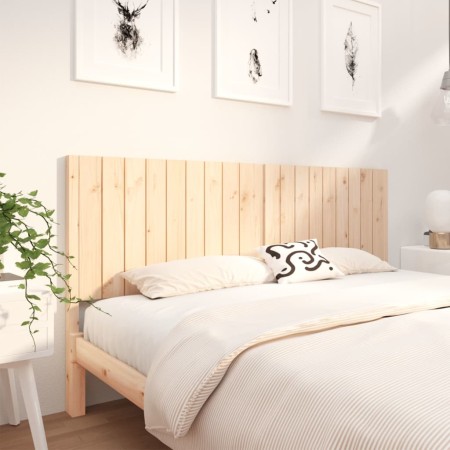 Cabecero de cama madera maciza de pino 185,5x4x100 cm de , Cabeceros y pies de cama - Ref: Foro24-818885, Precio: 81,94 €, De...