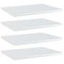 Shelf shelving unit 4 units plywood glossy white 40x30x1.5cm by , Shelves - Ref: Foro24-805164, Price: 25,98 €, Discount: %