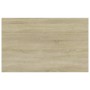 Shelf bookcase 4 units plywood Sonoma oak 80x50x1.5cm by , Shelves - Ref: Foro24-805352, Price: 46,90 €, Discount: %