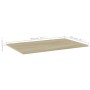 Shelf bookcase 4 units plywood Sonoma oak 80x50x1.5cm by , Shelves - Ref: Foro24-805352, Price: 46,90 €, Discount: %