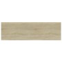 Estante estantería 4uds contrachapada roble Sonoma 100x30x1,5cm de , Estanterías - Ref: Foro24-805400, Precio: 35,85 €, Descu...