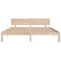 Estructura de cama madera maciza 180x200 cm de , Camas y somieres - Ref: Foro24-810510, Precio: 140,83 €, Descuento: %