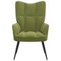 Sillón de relax de terciopelo verde claro de , Sillones - Ref: Foro24-328076, Precio: 109,66 €, Descuento: %