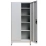 Office cabinet with 2 doors gray steel 90x40x180 cm by vidaXL, Filing cabinets - Ref: Foro24-20152, Price: 310,09 €, Discount: %