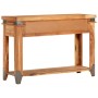 Solid acacia wood console table 110x34x74 cm by vidaXL, Nightstands - Ref: Foro24-338469, Price: 156,99 €, Discount: %