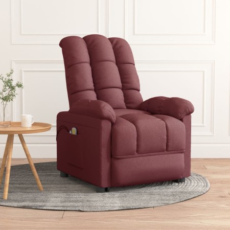 Sillón de masaje elevable tela morado de , Sillones de masaje eléctricos - Ref: Foro24-3100359, Precio: 271,99 €, Descuento: %