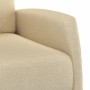 Sillón de masaje elevable tela color crema de , Sillones de masaje eléctricos - Ref: Foro24-3120435, Precio: 263,59 €, Descue...