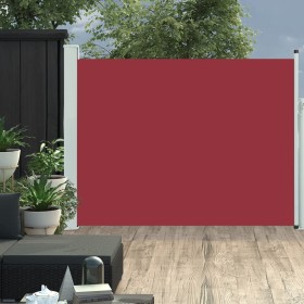 Retractable red garden side awning 140x500 cm by , Umbrellas - Ref: Foro24-48397, Price: 88,85 €, Discount: %