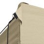 Carpa plegable profesional con 3 paredes acero color crema 3x4m de , Carpas y cenadores - Ref: Foro24-48893, Precio: 160,43 €...