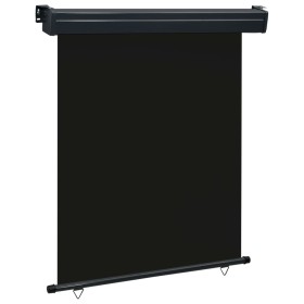 Toldo lateral de balcón negro 140x250 cm de , Sombrillas - Ref: Foro24-48424, Precio: 68,99 €, Descuento: %