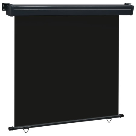 Toldo lateral de balcón negro 160x250 cm de , Sombrillas - Ref: Foro24-48430, Precio: 62,13 €, Descuento: %