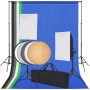 Studio kit with 5 colorful backdrops and 2 softboxes by vidaXL, Flashes and studio lighting - Ref: Foro24-190207, Price: 127,...