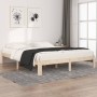 Estructura de cama de madera maciza de pino 160x200 cm de , Camas y somieres - Ref: Foro24-810375, Precio: 93,86 €, Descuento: %