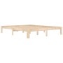 Estructura de cama de madera maciza de pino 160x200 cm de , Camas y somieres - Ref: Foro24-810375, Precio: 93,86 €, Descuento: %