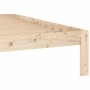 Estructura de cama de madera maciza de pino 160x200 cm de , Camas y somieres - Ref: Foro24-810375, Precio: 93,86 €, Descuento: %