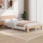 Estructura de cama madera maciza de pino 120x200 cm de , Camas y somieres - Ref: Foro24-810490, Precio: 103,46 €, Descuento: %