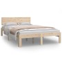 Estructura de cama madera maciza de pino 120x200 cm de , Camas y somieres - Ref: Foro24-810490, Precio: 103,46 €, Descuento: %