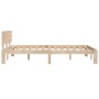 Estructura de cama madera maciza de pino 120x200 cm de , Camas y somieres - Ref: Foro24-810490, Precio: 103,46 €, Descuento: %