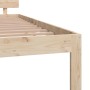 Estructura de cama madera maciza de pino 120x200 cm de , Camas y somieres - Ref: Foro24-810490, Precio: 103,46 €, Descuento: %