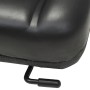 Asiento de máquina elevadora y tractor respaldo ajustable negro de vidaXL, Accesorios y piezas para tractores - Ref: Foro24-1...