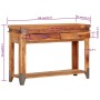 Solid acacia wood console table 110x34x74 cm by vidaXL, Nightstands - Ref: Foro24-338469, Price: 156,99 €, Discount: %