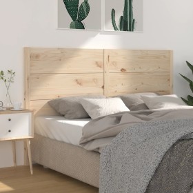 Solid pine wood headboard 166x4x100 cm by , Headboards and footboards - Ref: Foro24-818730, Price: 82,63 €, Discount: %