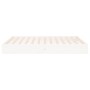 White solid wood bed frame 160x200 cm by , Beds and slatted bases - Ref: Foro24-820033, Price: 131,96 €, Discount: %