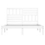 Estructura de cama madera maciza de pino blanco 120x190 cm de , Camas y somieres - Ref: Foro24-3100994, Precio: 135,44 €, Des...