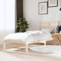 Estructura de cama individual pequeña madera maciza 75x190 cm de , Camas y somieres - Ref: Foro24-3101178, Precio: 80,95 €, D...