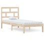 Estructura de cama individual pequeña madera maciza 75x190 cm de , Camas y somieres - Ref: Foro24-3101178, Precio: 80,95 €, D...