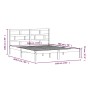 Estructura de cama de madera maciza de pino 160x200 cm de , Camas y somieres - Ref: Foro24-3101228, Precio: 127,99 €, Descuen...