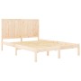 Solid pine wood bed frame 160x200 cm by , Beds and slatted bases - Ref: Foro24-3105740, Price: 165,15 €, Discount: %