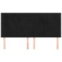 Headboards 4 units of black velvet 80x5x78/88 cm by , Headboards and footboards - Ref: Foro24-3116388, Price: 116,60 €, Disco...