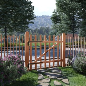 Gate for fence 100x90cm hazelnut wood treated with preservatives by vidaXL, garden gates - Ref: Foro24-142595, Price: 78,27 €...