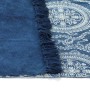 Alfombra de algodón Kilim 120x180 cm estampado azul de vidaXL, Alfombras - Ref: Foro24-246559, Precio: 31,97 €, Descuento: %