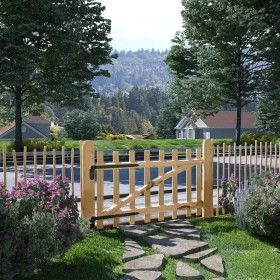 Hazelnut wood fence gate 100x60 cm by vidaXL, garden gates - Ref: Foro24-142589, Price: 49,99 €, Discount: %