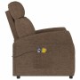 Brown fabric liftable massage chair by , Electric massage chairs - Ref: Foro24-3120430, Price: 291,37 €, Discount: %