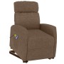 Brown fabric liftable massage chair by , Electric massage chairs - Ref: Foro24-3120430, Price: 291,37 €, Discount: %