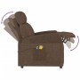 Brown fabric liftable massage chair by , Electric massage chairs - Ref: Foro24-3120430, Price: 291,37 €, Discount: %