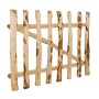 Hazelnut wood fence gate 100x60 cm by vidaXL, garden gates - Ref: Foro24-142589, Price: 51,22 €, Discount: %