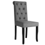 Dining chairs 2 units dark gray fabric by vidaXL, dining chairs - Ref: Foro24-245514, Price: 176,25 €, Discount: %