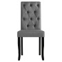 Dining chairs 2 units dark gray fabric by vidaXL, dining chairs - Ref: Foro24-245514, Price: 176,25 €, Discount: %