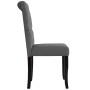 Dining chairs 2 units dark gray fabric by vidaXL, dining chairs - Ref: Foro24-245514, Price: 176,25 €, Discount: %