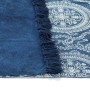 Alfombra de algodón Kilim con estampado azul 160x230 cm de vidaXL, Alfombras - Ref: Foro24-246560, Precio: 51,03 €, Descuento: %