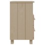 Mesitas noche 2 uds HAMAR pino macizo marrón miel 40x35x62 cm de vidaXL, Mesitas de noche - Ref: Foro24-340416, Precio: 124,7...